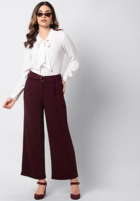 Women Formal Trousers - Buy Culottes for Ladies & Girls Online in India ...