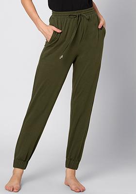 Buy Alan Jones Solid Mens Olive Joggers Track Pants Online at Low Prices  in India  Paytmmallcom