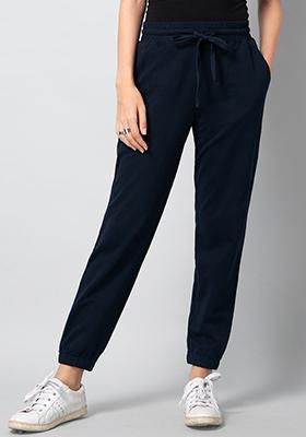 navy jogger trousers