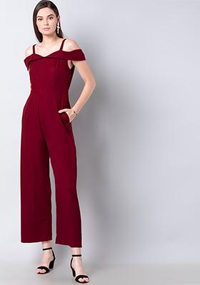 Stefanie One Shoulder Jumpsuit in  curated on LTK