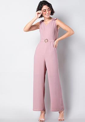 jumpsuit in pink colour