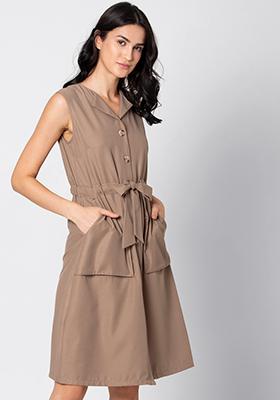 female shirt gown