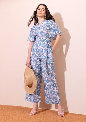 Next floral jumpsuit on sale