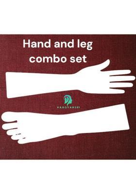 Henna Practice Set Reusable Hand & Leg Combo For Mehandi Artists 200 Gm
