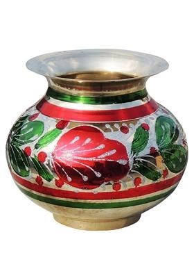 Buy Women Brass Matki Colour - HPI00662 - Ritual & Puja Items - Indya