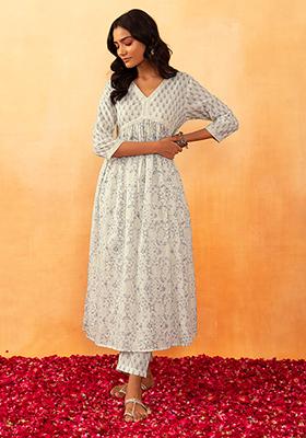 Cotton anarkali clearance kurta