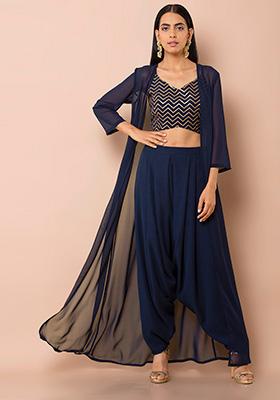 longline navy jacket for wedding