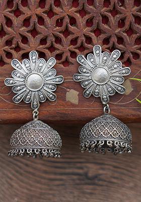 Buy Online Pretty and Pleasing Silver Colour Alloy Ear Hanging  One Stop  Fashion