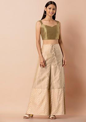 Source Indian Cotton Printed Palazzo Pants on malibabacom