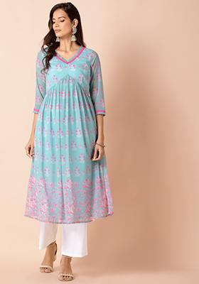 Buy Jaipur Kurti Women Off White Solid Palazzo Trousers - Palazzos for  Women 1649876 | Myntra