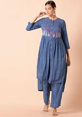 Discover more than 87 striped palazzo pants with kurti best  thtantai2