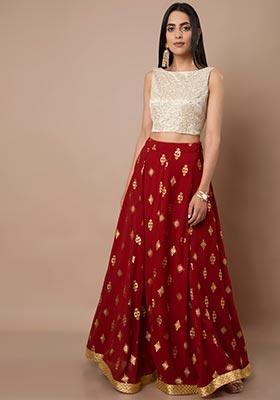 Long Indian Skirts - Buy Indo Western Skirts & Ethnic Skirts Online For ...