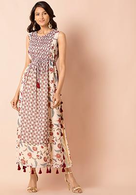 Buy online Round Neck Self Design Maxi Dress from western wear for Women by  Fashion2wear for 429 at 71 off  2023 Limeroadcom
