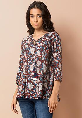 tops for jeans indian