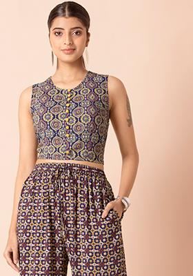 Indian Ethnic Tops - Buy Indo Western Tops Online For Women & Girls - Indya