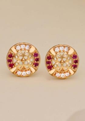 Gold Plated Brass Golden  Earrings