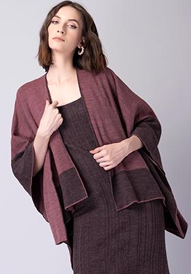 Pink Colorblock Cardigan