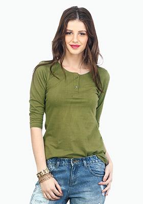 Military Mad Henley T-Shirt