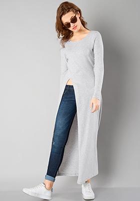 side slit maxi top