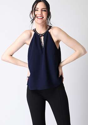 halter blouse top