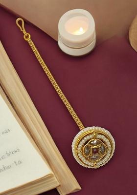 Gold Plated Maang Tikka