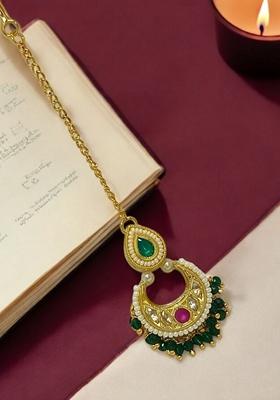 Gold Plated Maang Tikka