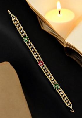 Gold Kundan Studded Mathapatti