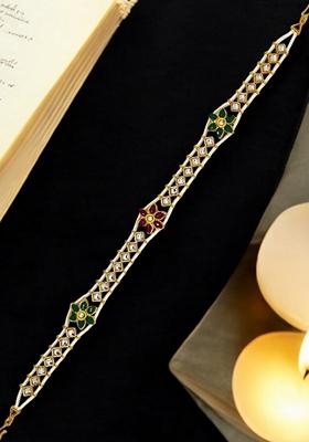 Gold Kundan Studded Mathapatti