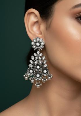 Golden Stainless Earrings Set