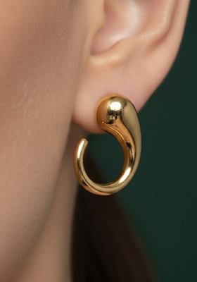 Golden Stainless Earrings Set