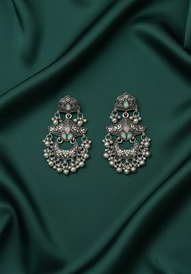 Silver Stainless Earrings Set