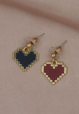 Golden Alloy Earrings