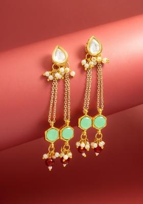 Multicolor Alloy Drop Earring