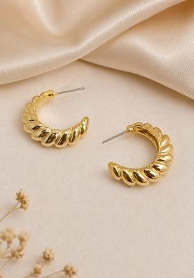 Gold Alloy Earrings