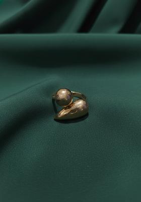 Golden Stainless Ring