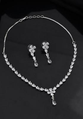 White Stainless Steel Jewellery Set