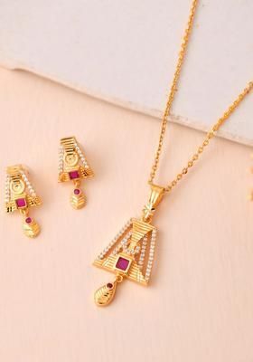 Gold Stainless Steel Pendant