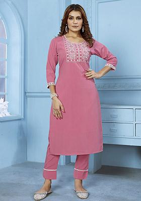 Kannur Supima Cotton Green Kurta Set main image 0