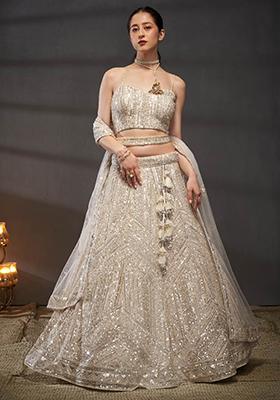 Cutdana Detailed Lehenga Set main image 0