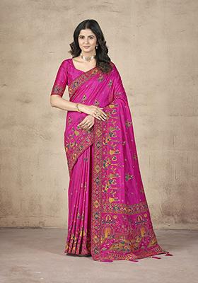 kosariii✴︎ Buy Koskii Embroidered Zari Saree - Sarees for Women